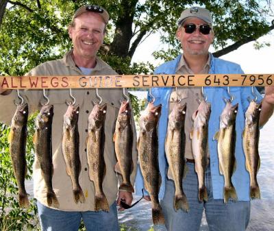 Jim & Scott Wright with some for the table